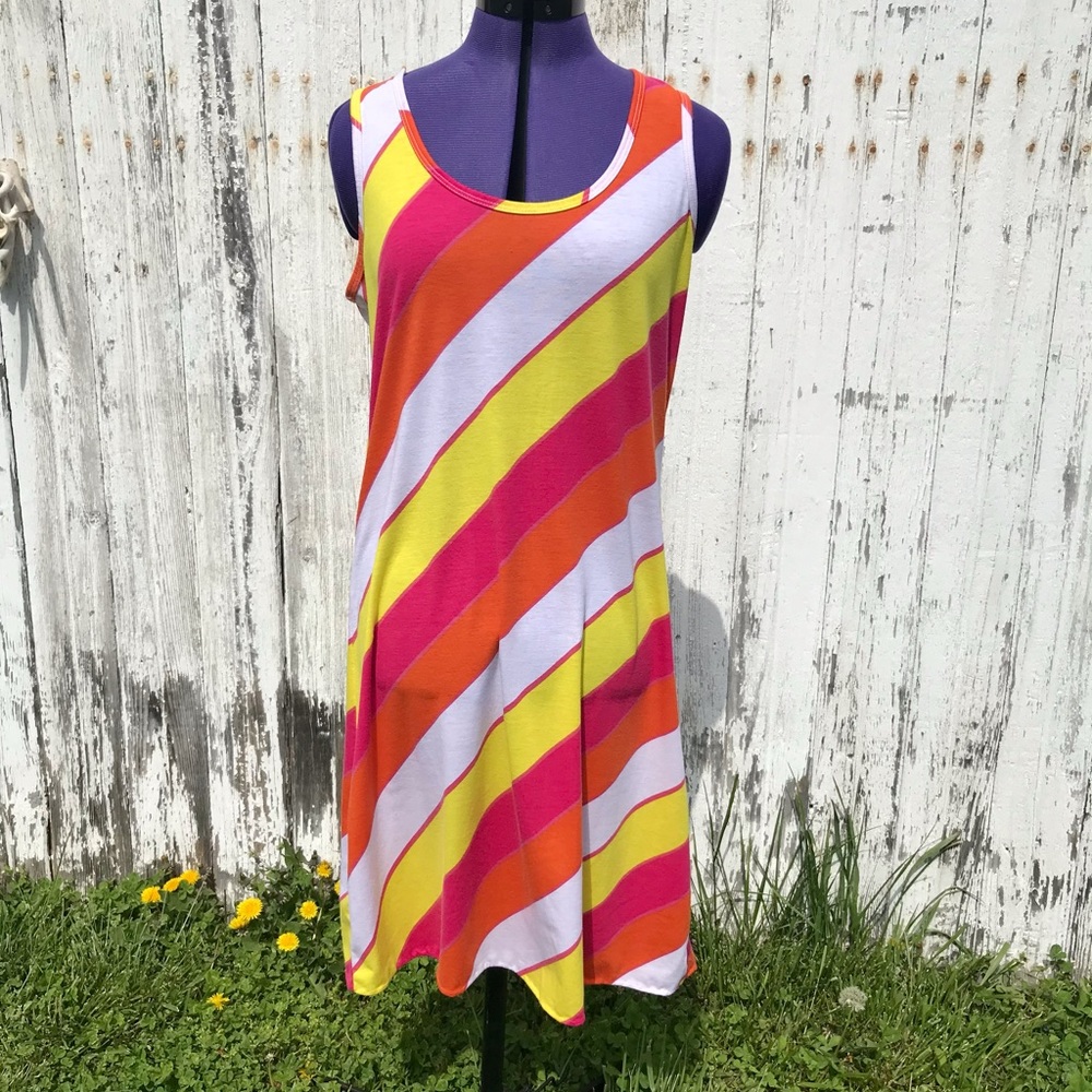 Jersey knit tank dress